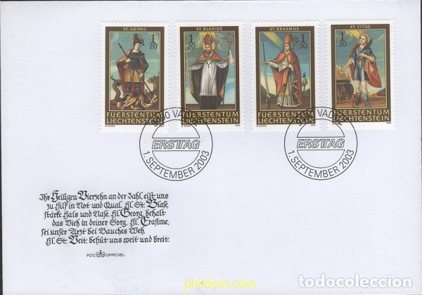 Sellos: 443558 MNH LIECHTENSTEIN 2003 LOS 14 SANTOS