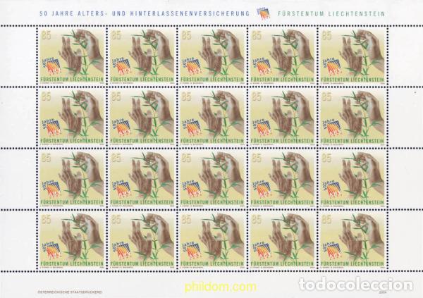Sellos: 141976 MNH LIECHTENSTEIN 2004 50 ANIVERSARIO DE LA AHV
