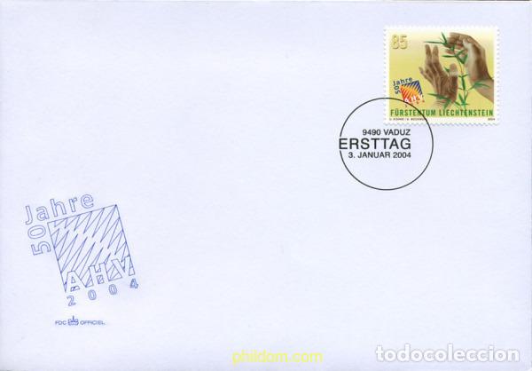 Sellos: 218432 MNH LIECHTENSTEIN 2004 50 ANIVERSARIO DE LA AHV