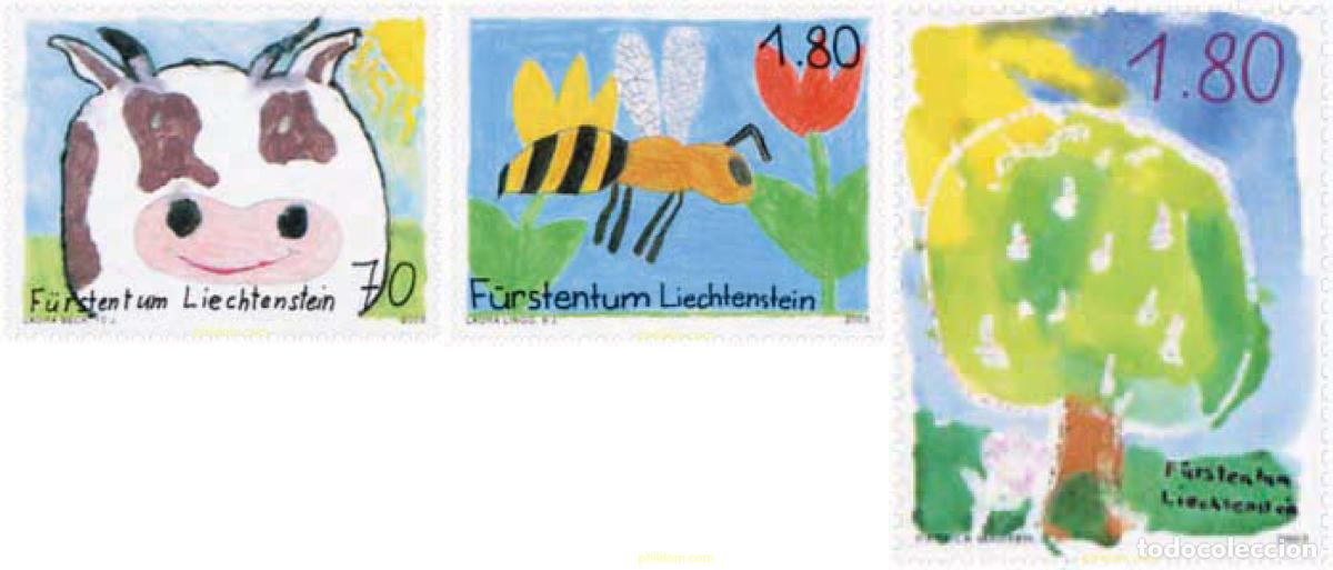 Sellos: 141973 MNH LIECHTENSTEIN 2003 DIBUJOS INFANTILES