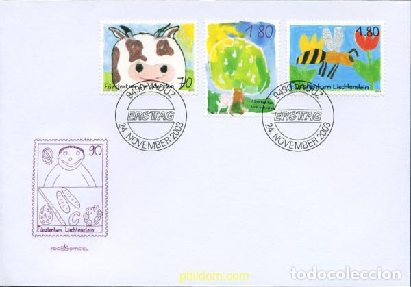 Sellos: 218464 MNH LIECHTENSTEIN 2003 DIBUJOS INFANTILES