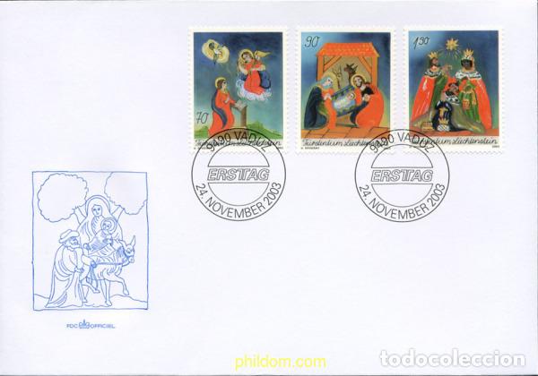 Sellos: 218462 MNH LIECHTENSTEIN 2003 NAVIDAD