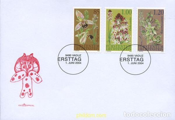 Sellos: 218436 MNH LIECHTENSTEIN 2004 ORQUIDEAS