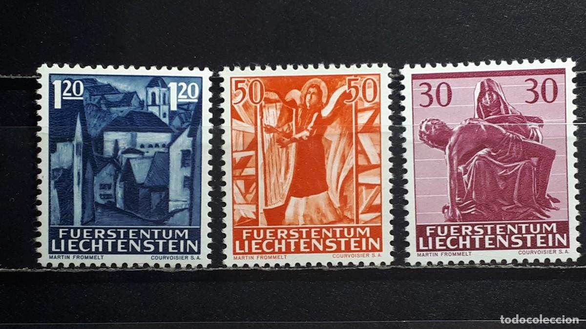 Sellos: LIECHTENSTEIN. A&Ntilde;O 1962. **. YVERT 370/2