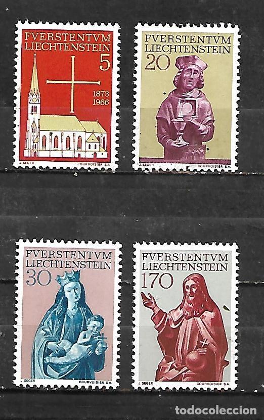 Sellos: 1966: Serie &rdquo;Restauraci&oacute;n de la iglesia parroquial de Vaduz&rdquo; (MNH**)