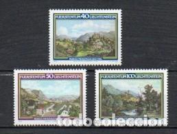Sellos: LIECHTENSTEIN 1982 - PINTOR MORITZ MENZIGER - YVERT N&ordm; 747/749**