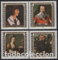 Sellos: LIECHTENSTEIN 1982 - CUADROS DE PERSONAJES CELEBRES - YVERT N&ordm; 750/753**
