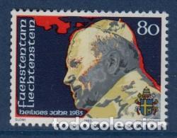 Sellos: LIECHTENSTEIN 1983 - A&Ntilde;O SANTO - PAPA JUAN PABLO II - YVERT N&ordm; 771**