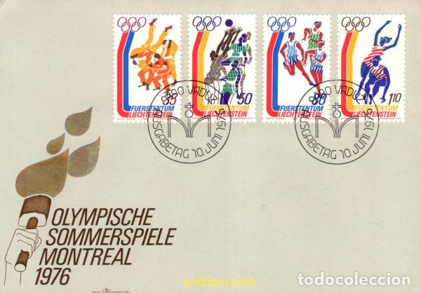 Sellos: 721020 MNH LIECHTENSTEIN 1976 21 JUEGOS OLIMPICOS VERANO MONTREAL 1976
