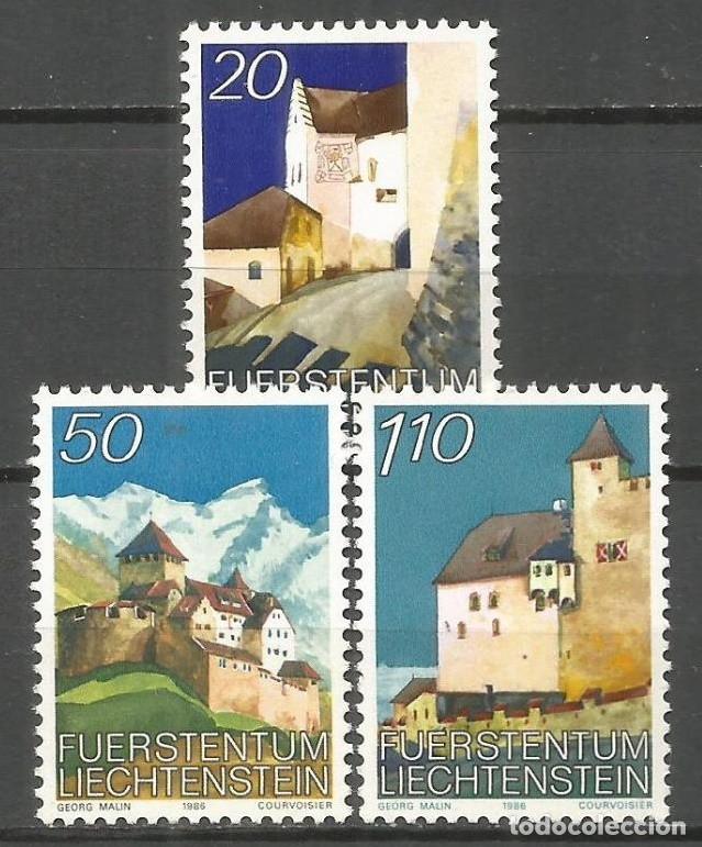Sellos: LIECHTENSTEIN 1986 - ARQUITECTURA RURAL - YVERT 837/839**