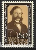 Sellos: LIECHTENSTEIN 1986 - 150 ANIVERSARIO DE LA BANCA NACIONAL - YVERT 843**