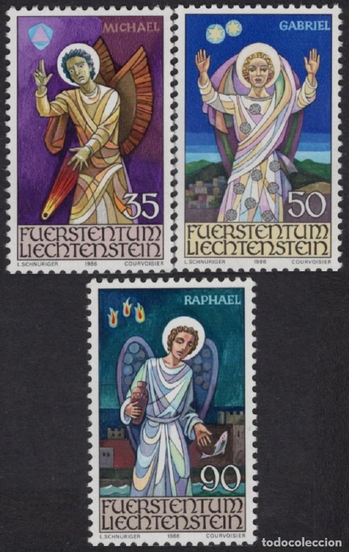 Sellos: LIECHTENSTEIN 1986 - NAVIDAD - NOEL - CHRISTMAS - YVERT 851/853**