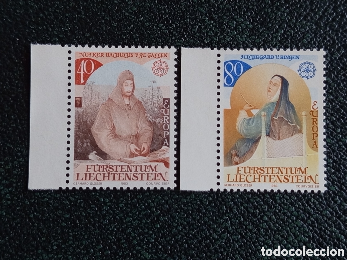 Sellos: Serie 2 Sellos Liechtenstein 1983 Europa Michel 816/817 MNH