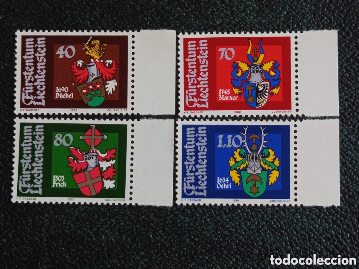 Sellos: Serie Corta Liechtenstein 1937 Paisajes Yvert 143/145 Usados