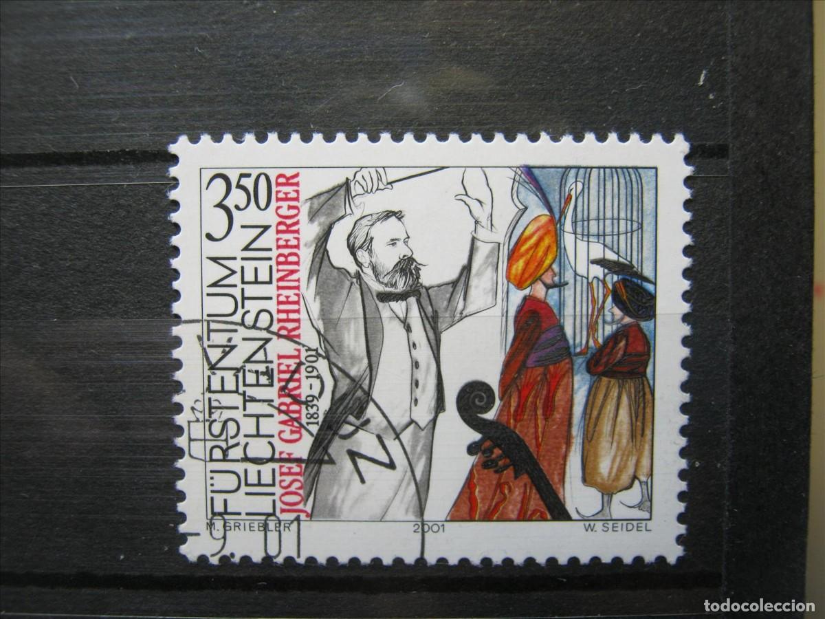 Selos: LIECHTENSTEIN 2001 SERIE YVERT 1215 MNH** USADO EN LUJO.