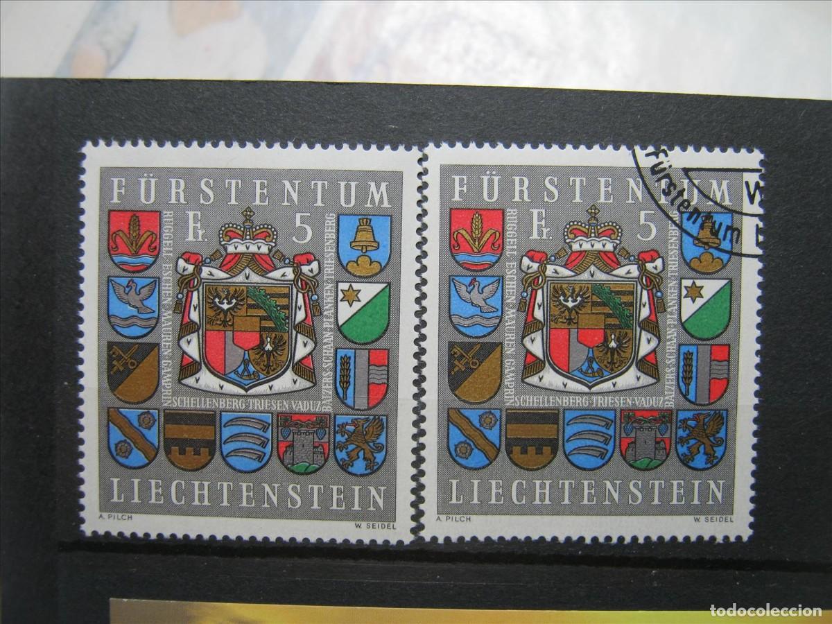 Selos: LIECHTENSTEIN 1973 SERIE YVERT 537 MNH** Y USADO LUJO.