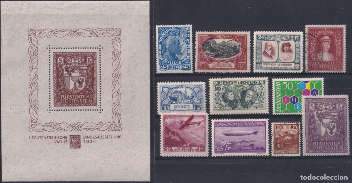 Briefmarken: LIECHTENSTEIN. Preciosa colecci&oacute;n muy completa, montada en dos &aacute;lbumes, con series y hojitas