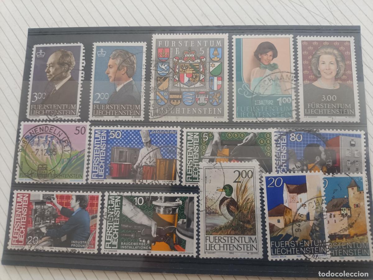 Sellos: Liechtenstein. Lote de sellos