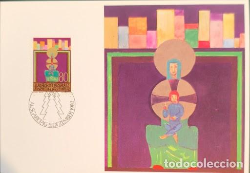 Sellos: Tarjeta M&aacute;xima Oficial (FDC / Carte Maximum) - Navidad 1980 (Epifan&iacute;a) - Principado de Liechtenstein