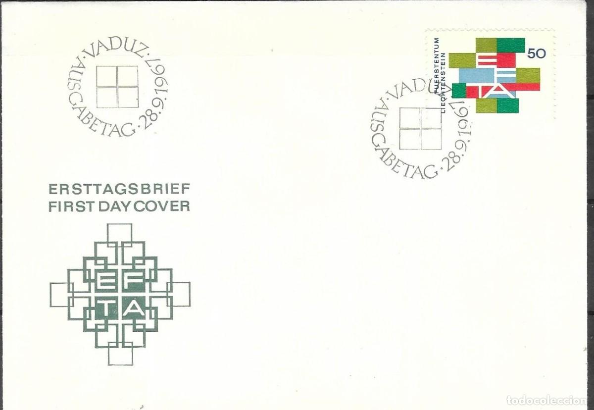Stamps: FDC LEICHTENSTEIN 1967, YT 432