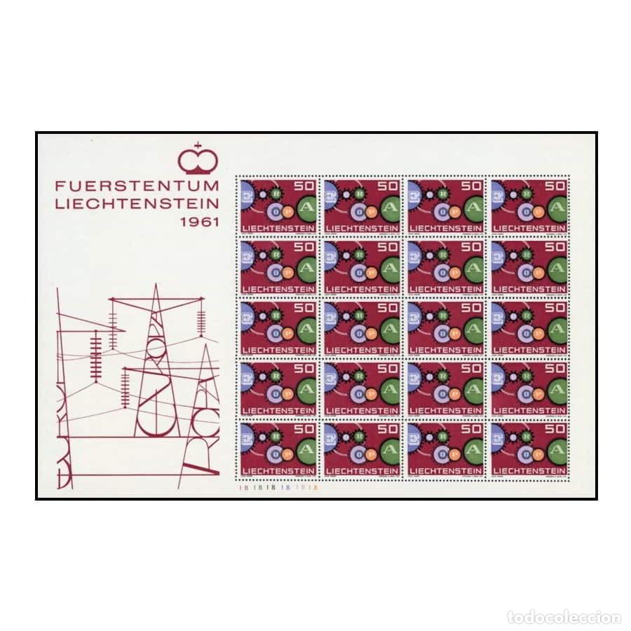 Sellos: Liechtenstein 1961 [SLL] Pliego Europa (MNH)