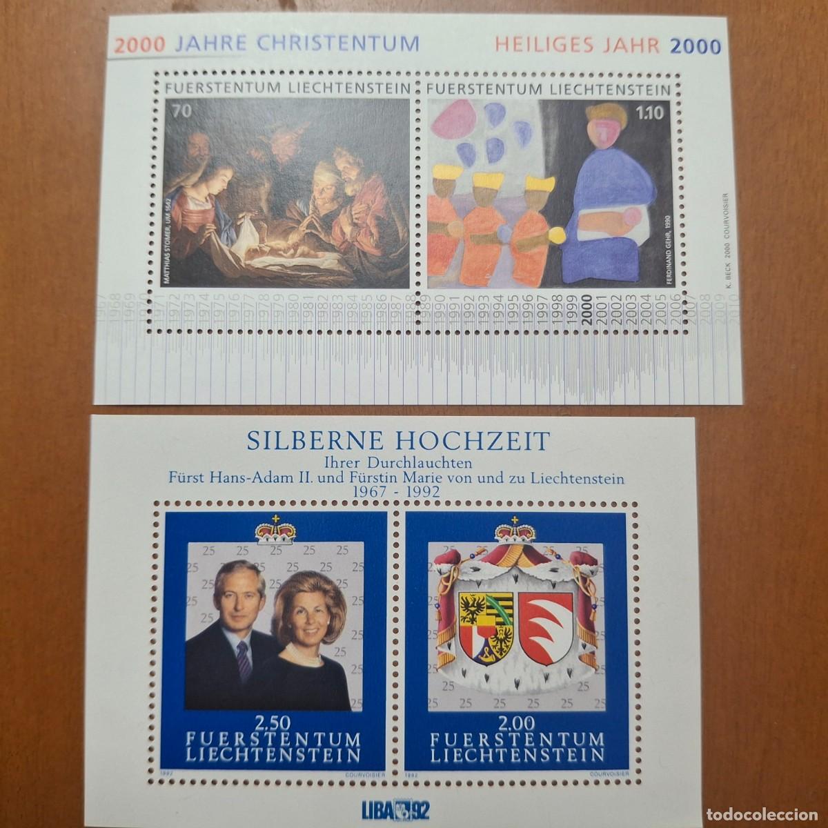 Briefmarken: HB58 HOJITAS BLOQUE de LIECHTENSTEIN en NUEVO ideal para tematicas (leer descripcion)