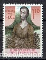 Sellos: LIECHTENSTEIN 1987 - 500 ANIVERSARIO DE LA MUERTE DE NICOLAS DE FL&Uuml;E - YVERT 861**