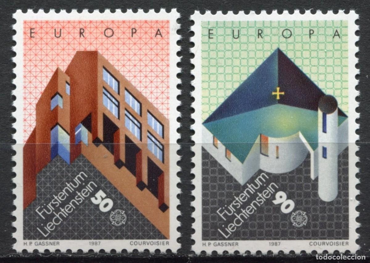 Sellos: LIECHTENSTEIN 1987 - EUROPA CEPT - YVERT 859/860**