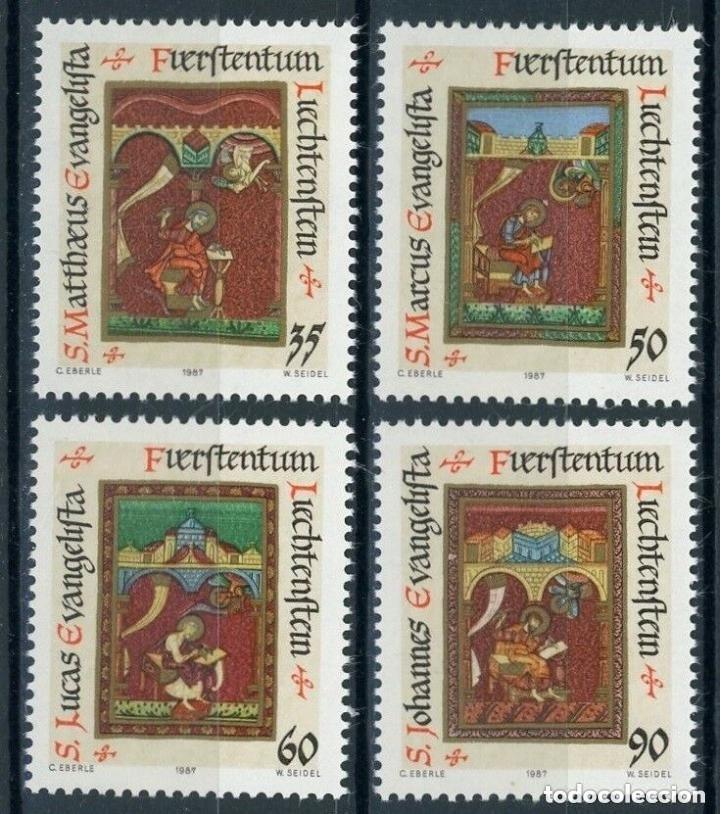 Sellos: LIECHTENSTEIN 1987 - NAVIDAD - YVERT 871/874**