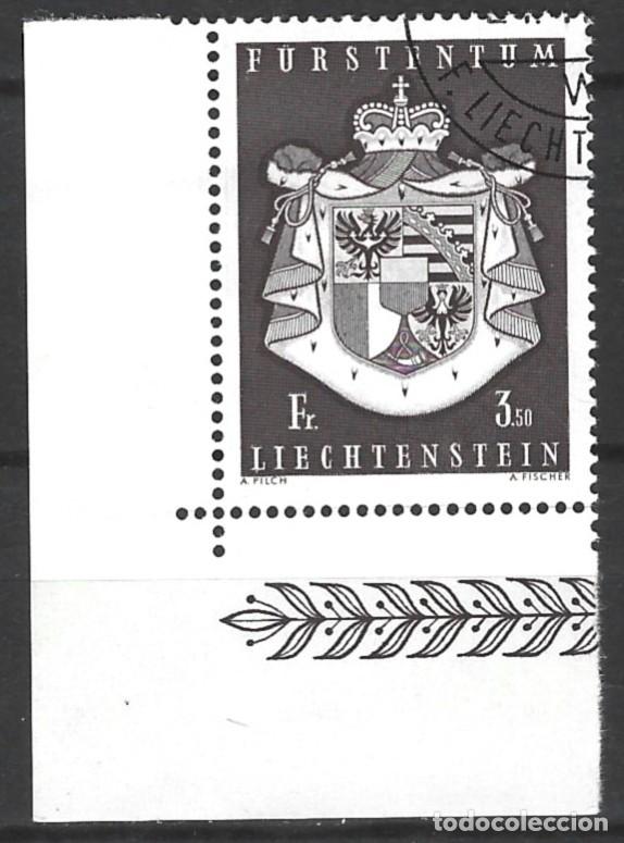 Sellos: LIECHTENSTEIN - 3,50 FRANCOS - ESCUDO DE ARMA DE LIECHTENSTEIN, 1969 - CON BORDE DE ESQUINA - MNH
