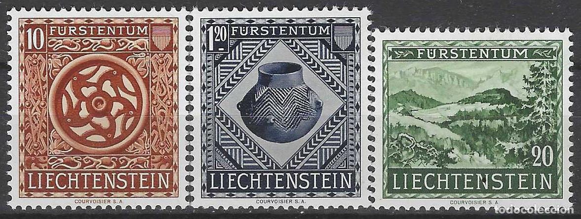 Sellos: LIECHTENSTEIN 1953 - APERTURA DEL MUSEO DE VADUZ, S.COMPLETA - MH*