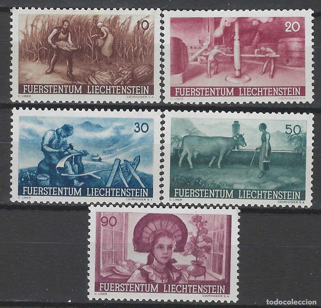 Sellos: LIECHTENSTEIN 1941 - AGRICULTURA, S.COMPLETA - MNH**