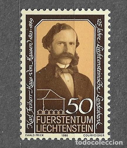 Sellos: Sello de Liechtenstein - 1986 - 125 Aniversario del banco nacional - 906 -111-1