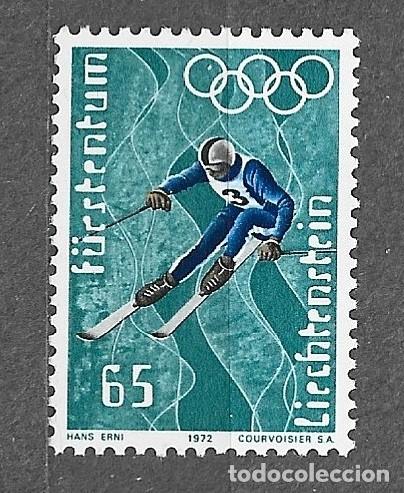 Sellos: Sello de Liechtenstein - 1971 Juegos Ol&iacute;mpicos de Invierno. Sapporo, Jap&oacute;n - 557 -111-1