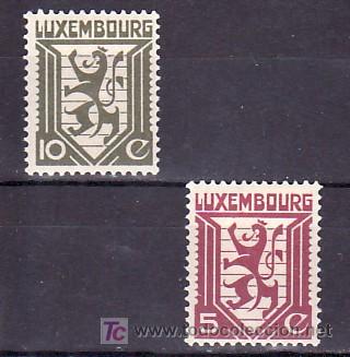 Sellos: LUXEMBURGO  231/2 CON CHARNELA, - Foto 1