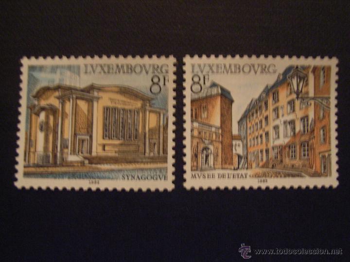 Sellos: LUXEMBURGO N&ordm; YVERT 1006/7*** A&Ntilde;O 1982. EDIFICIOS - Foto 1
