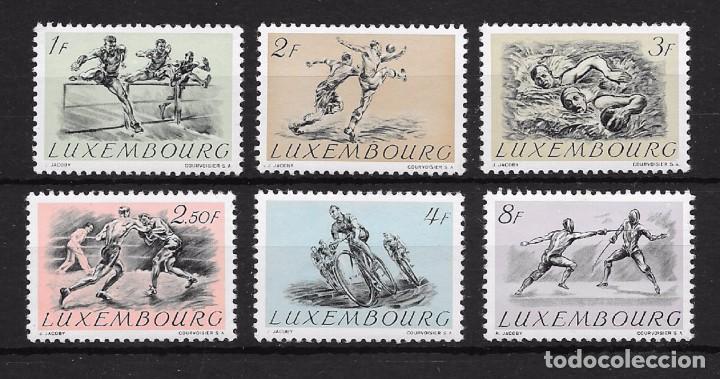 Sellos: LUXEMBURGO YVERT N&ordm; 455/60* - Foto 1