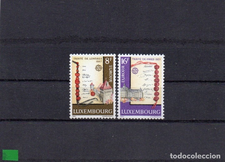 Sellos: LUXEMBURGO 1982, YVERT 1002-03, MNH-SC - Foto 1