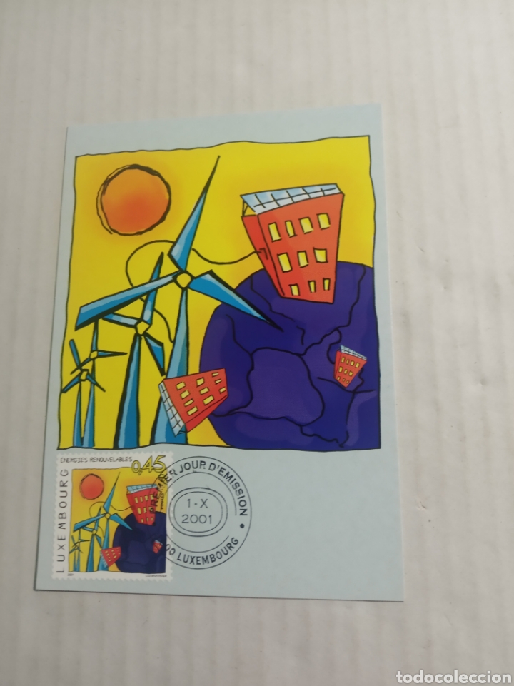 Sellos: Tarjeta postal primer d&iacute;a emisi&oacute;n - Foto 1