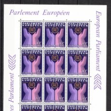 Sellos: LUXEMBOURG, SC #702,1984, SHEET, 2ND EUROPEAN PARLIAMENT 2 HB **. Lote 286167788