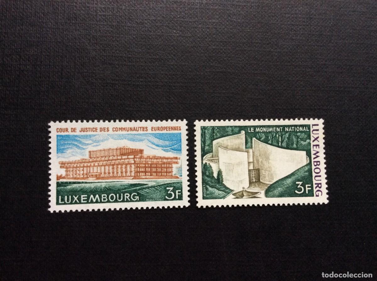 Sellos: LUXEMBURGO N&ordm; YVERT 800/1*** A&Ntilde;O 1972. MONUMENTO Y EDIFICIO - Foto 1