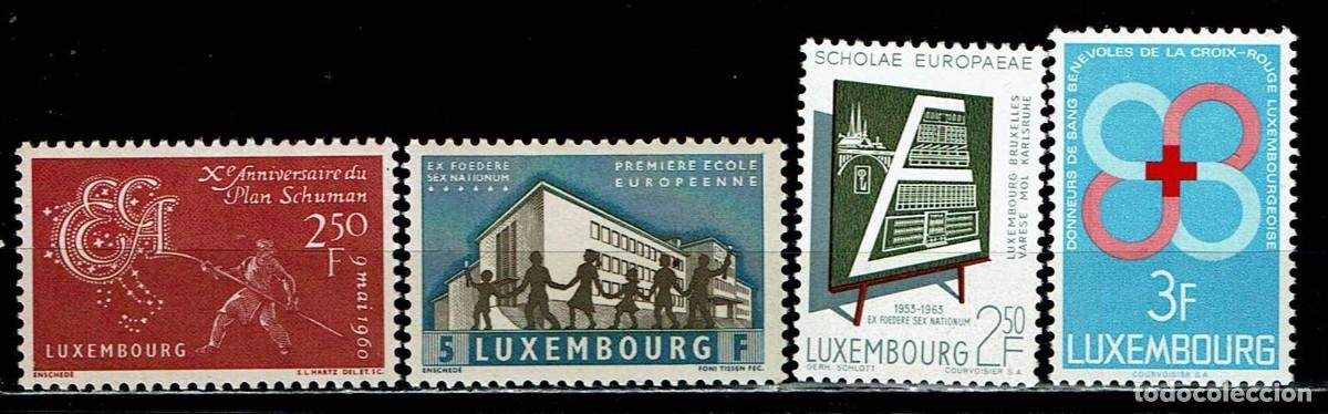 Sellos: LUXEMBURGO - 4 SELLOS IMPECABLES - Foto 1