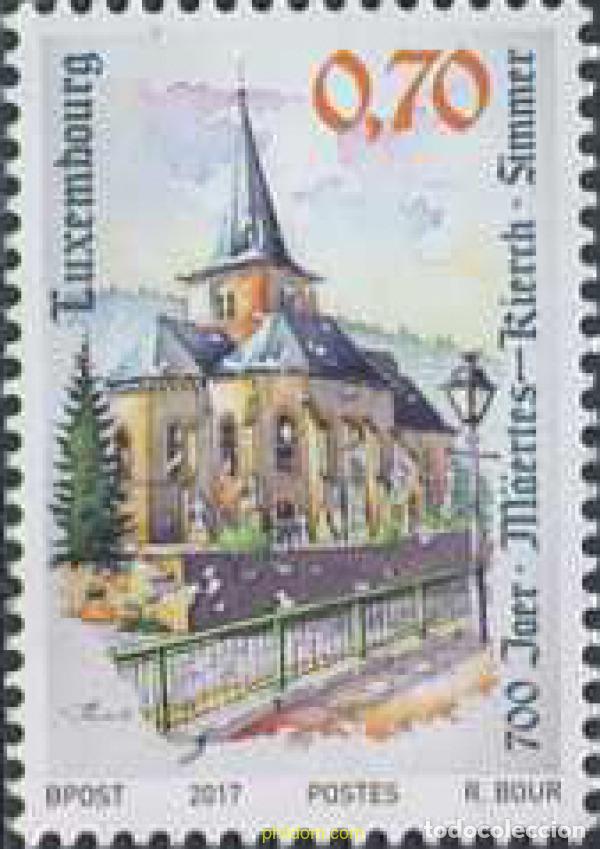 Sellos: 581724 MNH LUXEMBURGO 2017 EDIFICIO RELIGIOSO - Foto 1