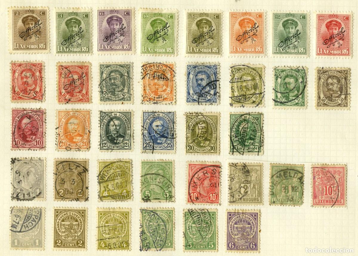 Sellos: 36 Sellos de Luxemburgo - Foto 1