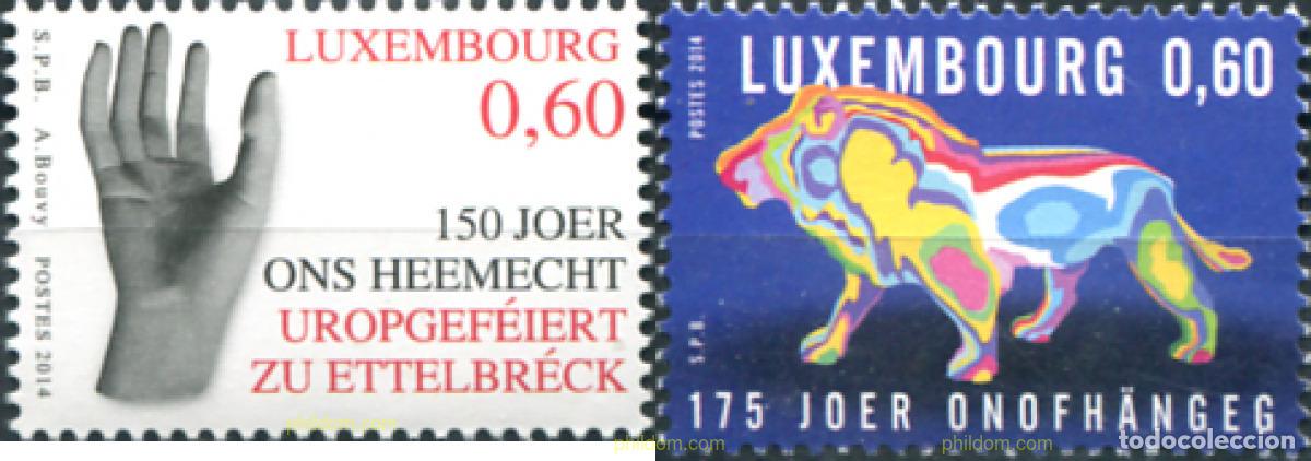 Sellos: 315714 MNH LUXEMBURGO 2014 PATRIOTICOS