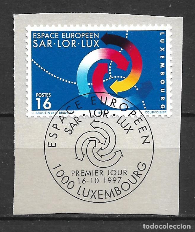 Sellos: luxemburgo 1997 scott 972 usado - 33/43
