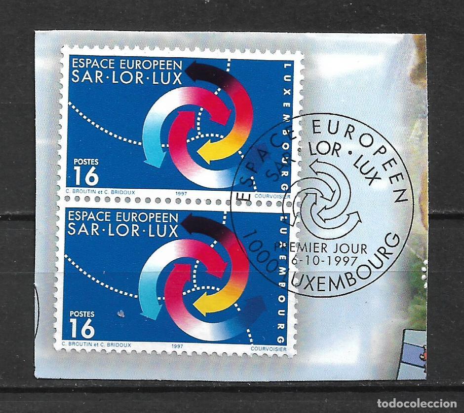 Sellos: luxemburgo 1997 scott 972 usado - 33/43