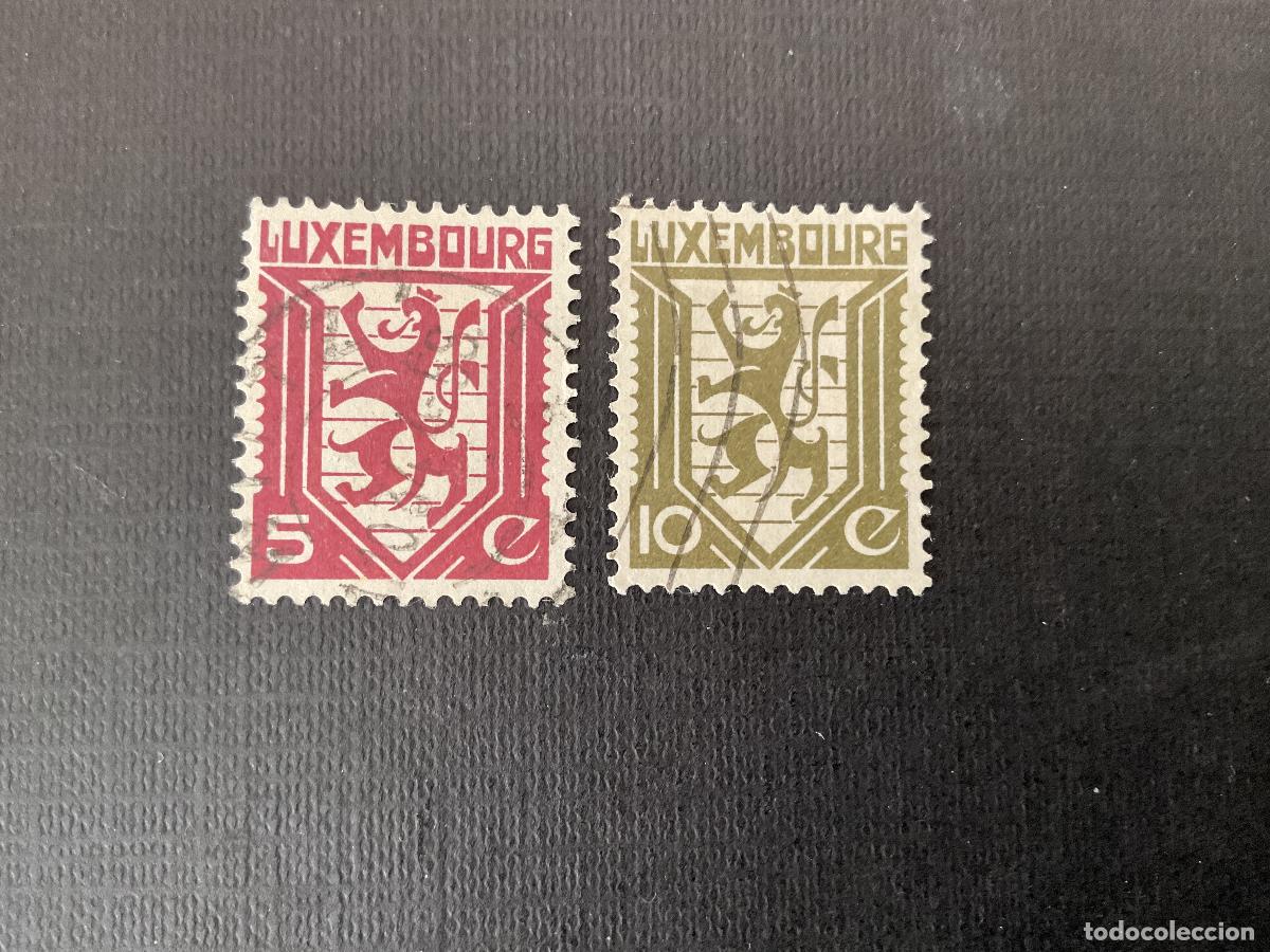 Sellos: LUXEMBURGO N&ordm; YVERT 231/2* A&Ntilde;O 1930. SERIE CORRIENTE. SELLOS USADOS