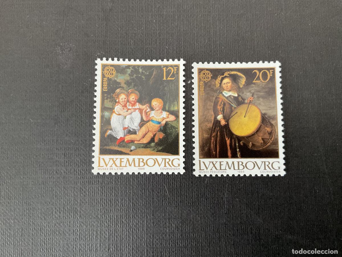 Sellos: LUXEMBURGO N&ordm; YVERT 1169/0*** A&Ntilde;O 1989. EUROPA. JUEGOS INFANTILES