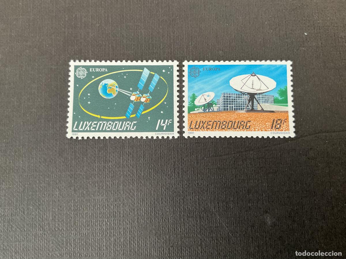 Sellos: LUXEMBURGO N&ordm; YVERT 1221/2*** A&Ntilde;O 1991. EUROPA. EUROPA Y EL ESPACIO